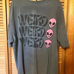 Dressed in LALA - Weirdo Alien Oversized Tee - L/XL
